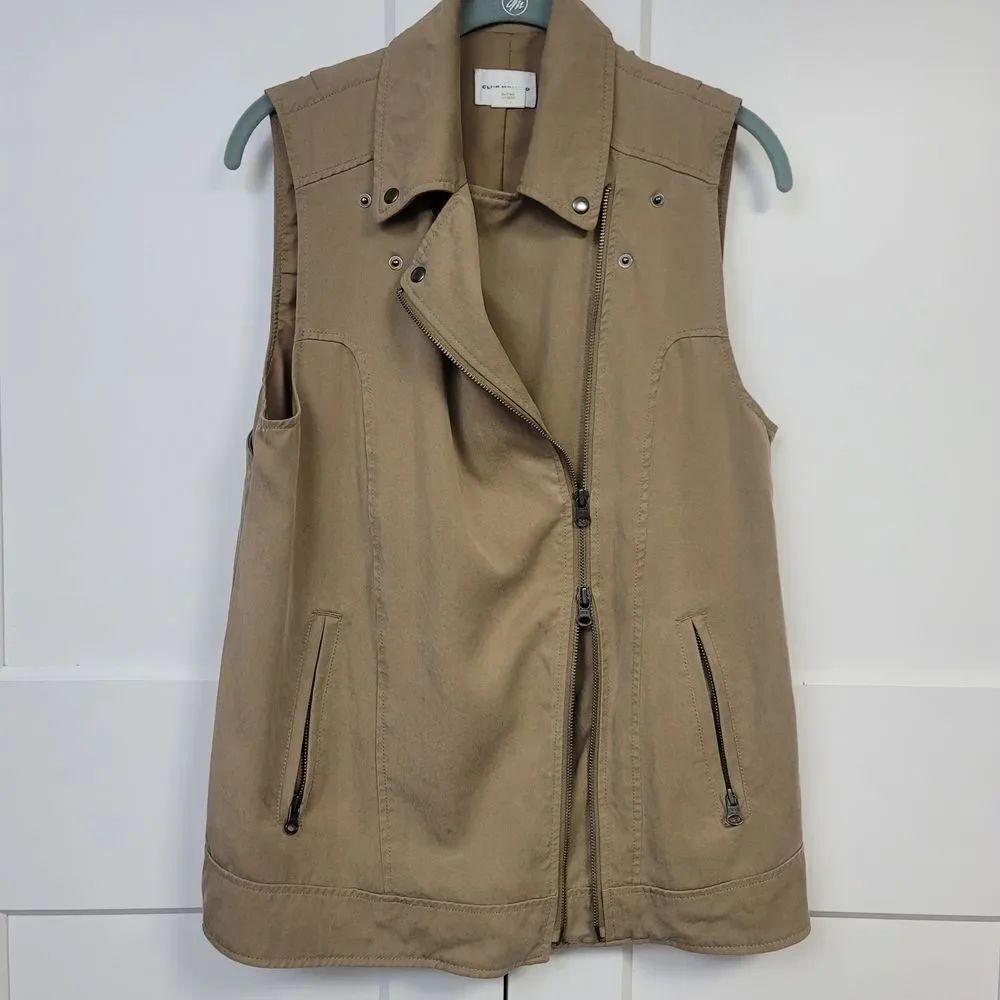 Club Monaco Witney Manteaux Moto Vest, Small